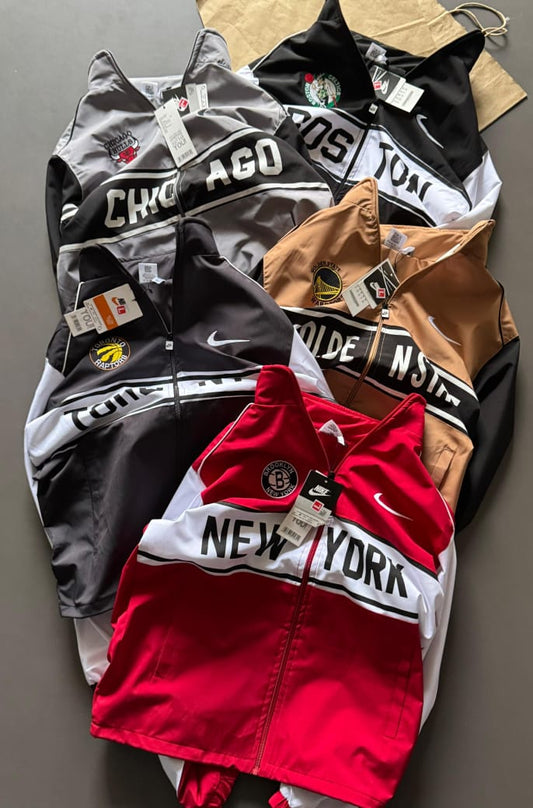 "NBA Inspired Sleeveless Zip-Up Jackets – Premium Team Edition"