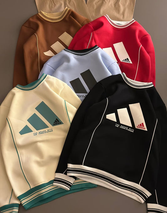 Adidas Oversized Graphic Sweatshirt – Unisex Streetwear